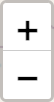 Zoom in and out icon for map display option